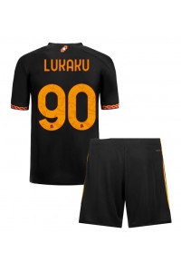 Fotbalové Dres AS Roma Romelu Lukaku #90 Dětské Třetí Oblečení 2023-24 Krátký Rukáv (+ trenýrky)